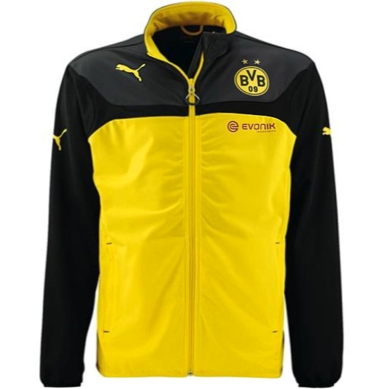 bvb trainingsjacke schwarz