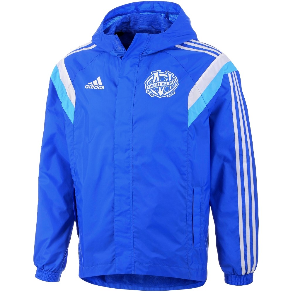 Olympique Marseille training rain jacket - Adidas - SportingPlus - Passion for Sport