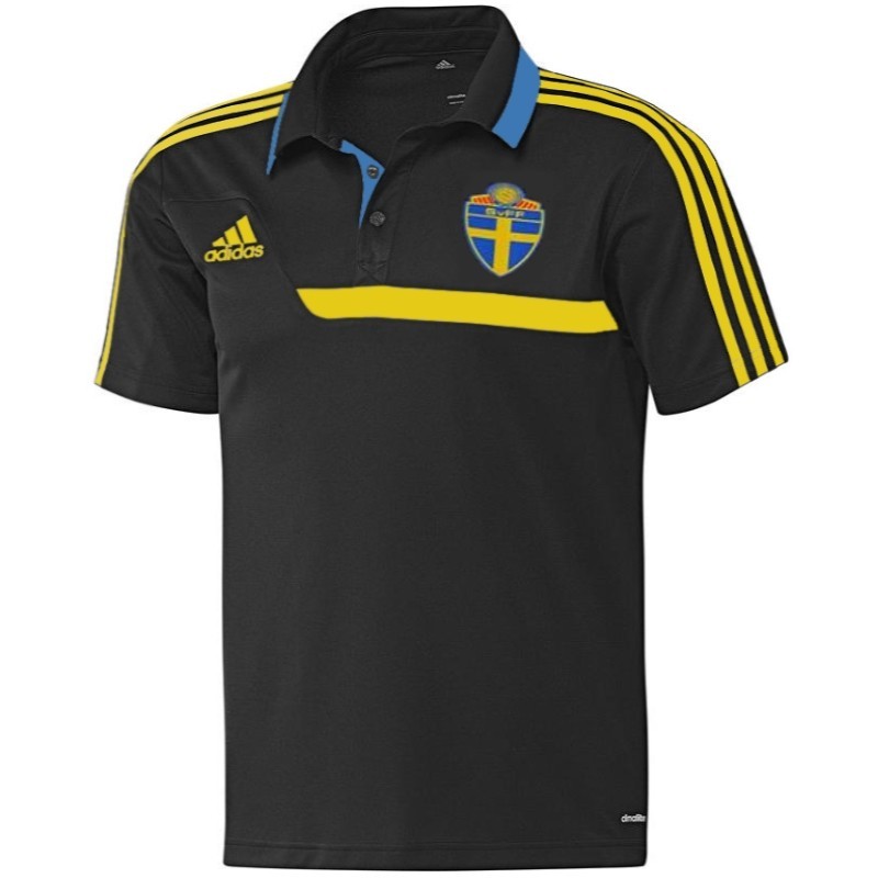 Sweden national team presentation polo 2013/14 - Adidas - SportingPlus - Passion for Sport