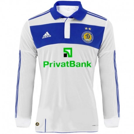 Dynamo Kiev longsleeve Home shirt 2010/11 Player Issue - Adidas