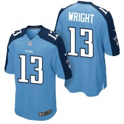 Tennessee Titans Shirt  Home - 13 Wright Nike