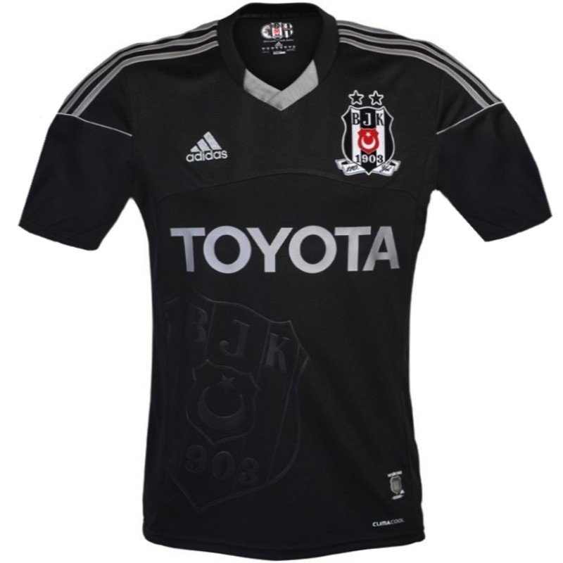 Maillot De Football Besiktas Istanbul 2013-2014 Adidas - Taille M - Noir