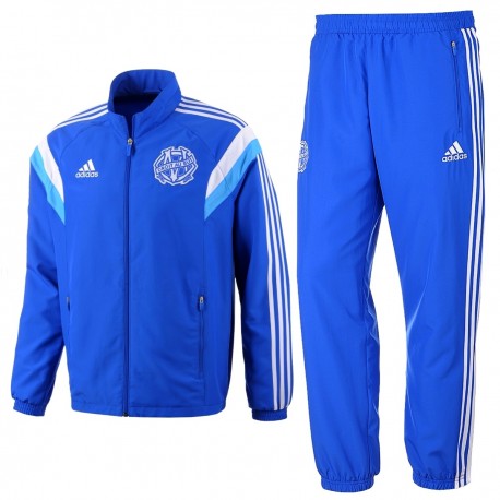 survetement bleu adidas
