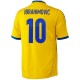 Maillot de foot nationale Suede domicile 2013/14 Ibrahimovic 10 - Adidas