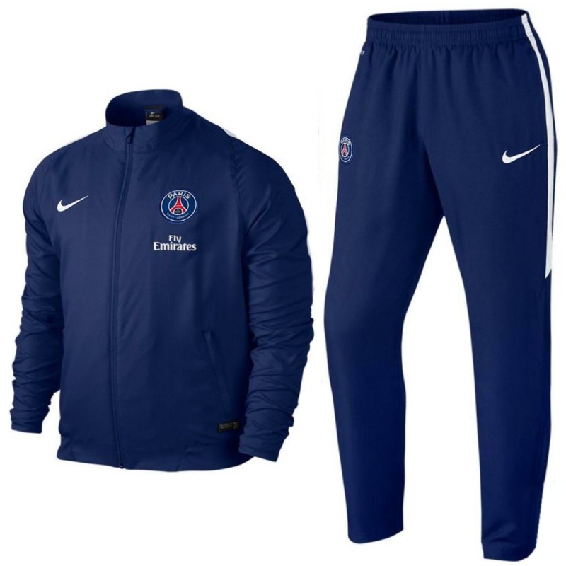 PSG Paris Saint Germain presentation tracksuit 2015/16 navy - Nike ...