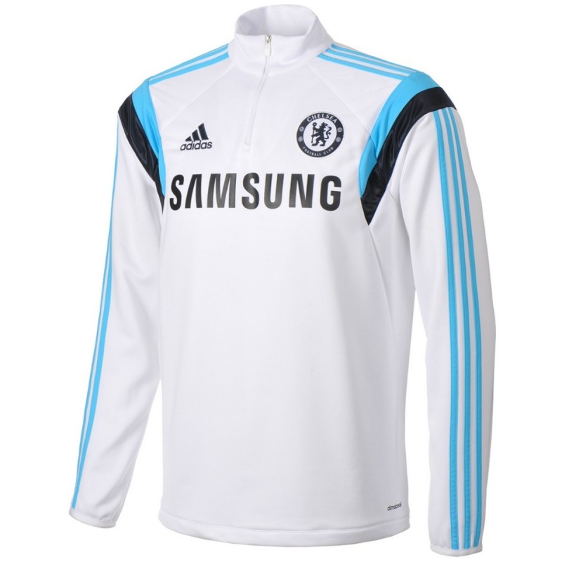 Sudadera tecnica de entrenamiento FC Chelsea blanca 2014/15 - Adidas - SportingPlus - Passion ...