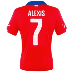 Chile national team Home football shirt 2014/15 Alexis 7 - Puma