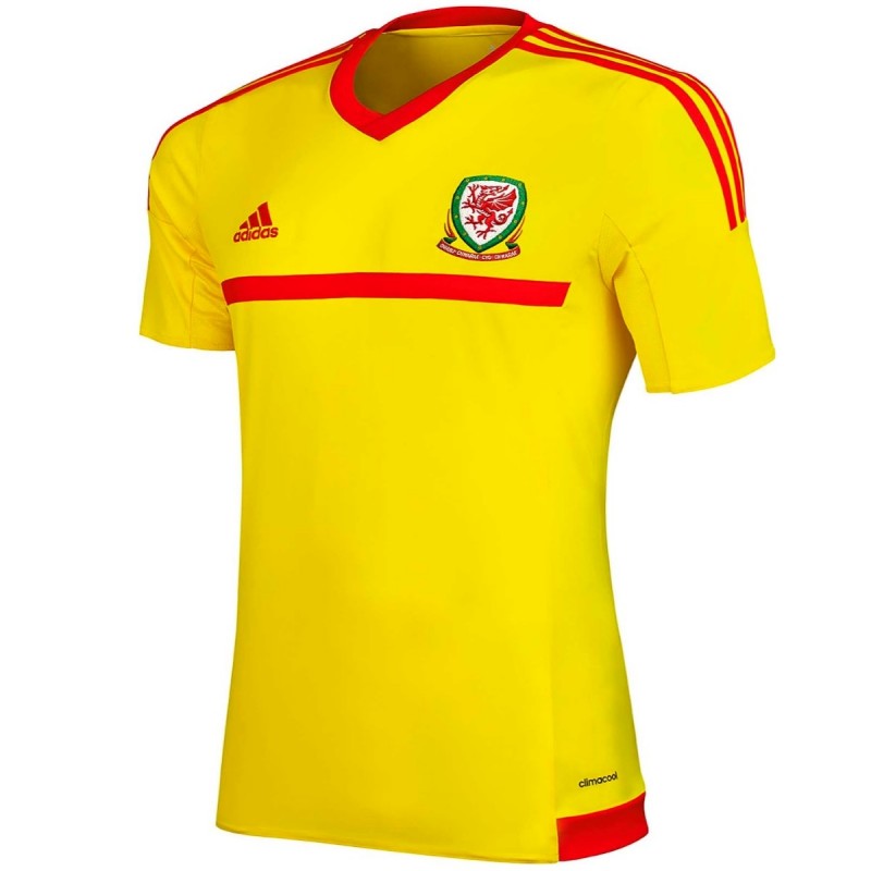 Wales national football team Away shirt 2015/16 - Adidas - SportingPlus.net