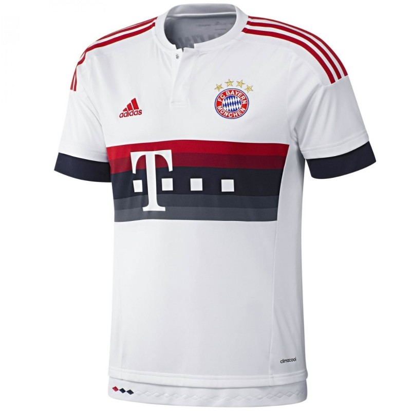 Maillot de foot Bayern Munich exterieur 2015/16 - Adidas - SportingPlus.net