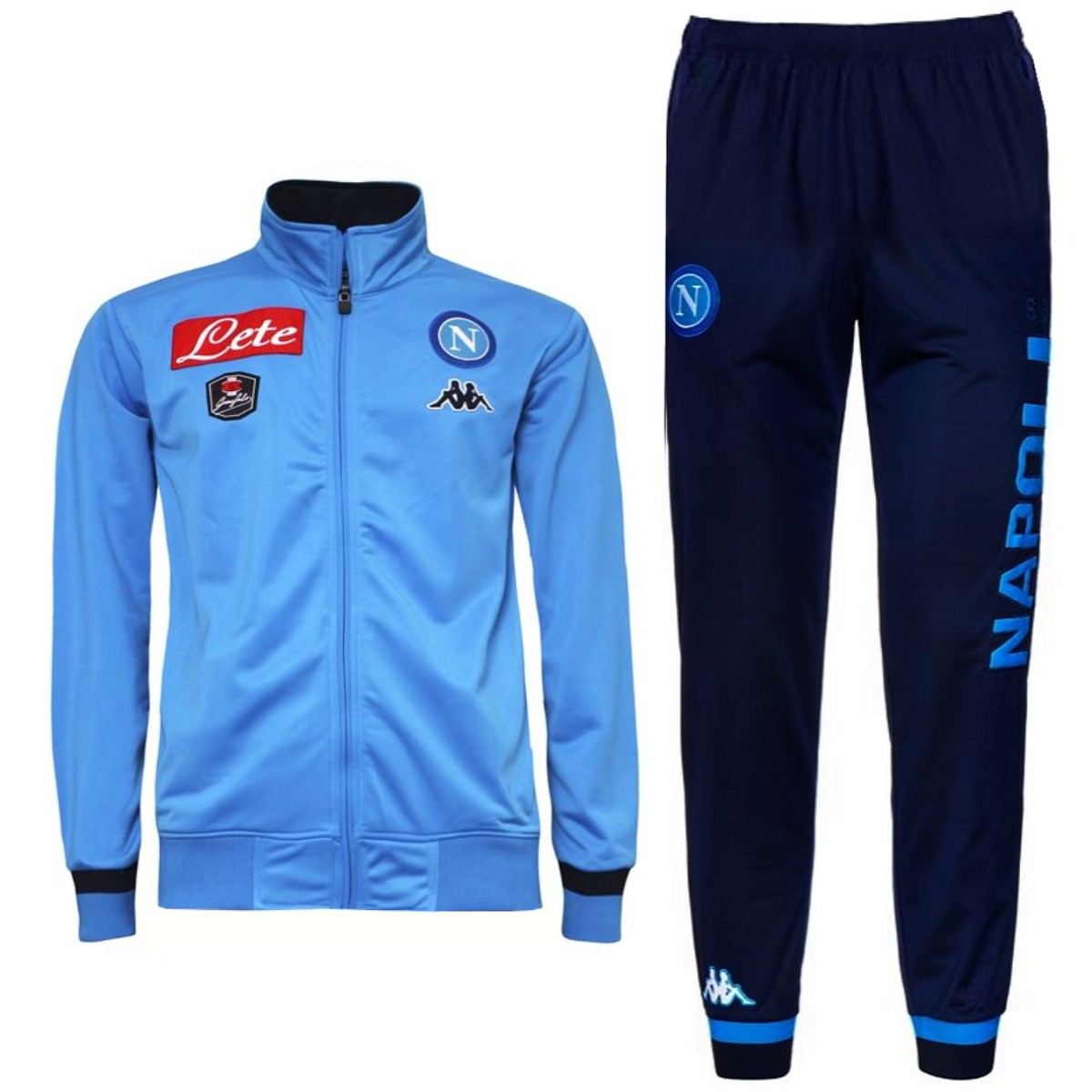 Survêtement Enfant KAPPA SSC NAPOLI Avec Ou Sans Capuche - Tailles 3 à 8 Ans