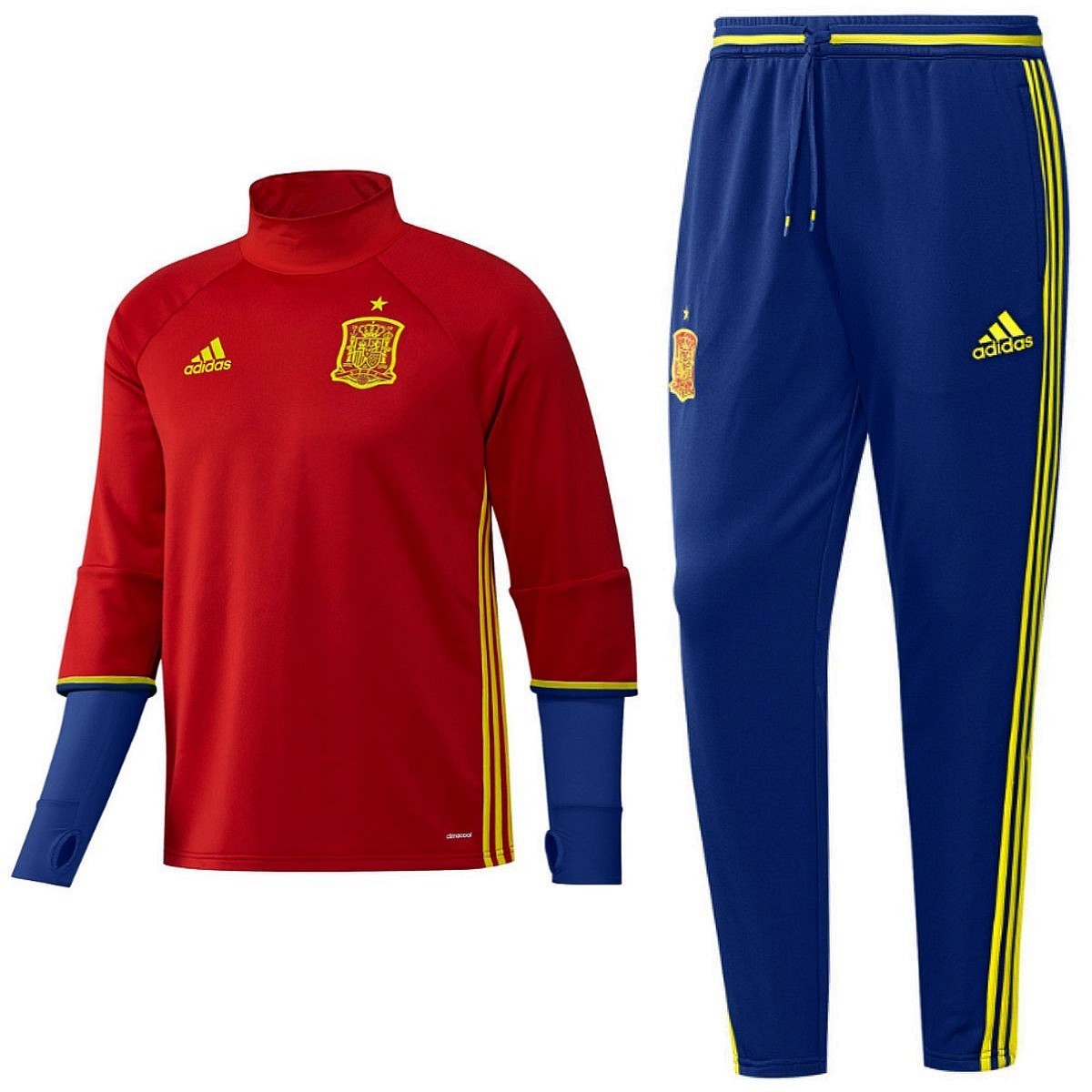 Spain training technical tracksuit Euro 2016 Adidas SportingPlus