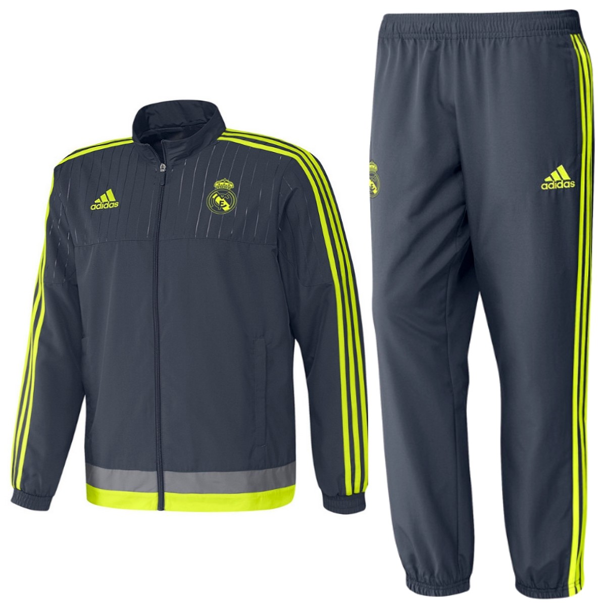 Survetement real madrid gris outlet