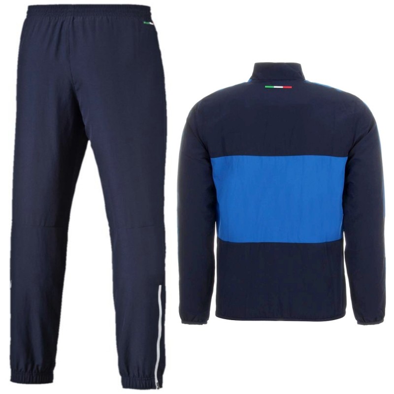 navy puma tracksuit bottoms