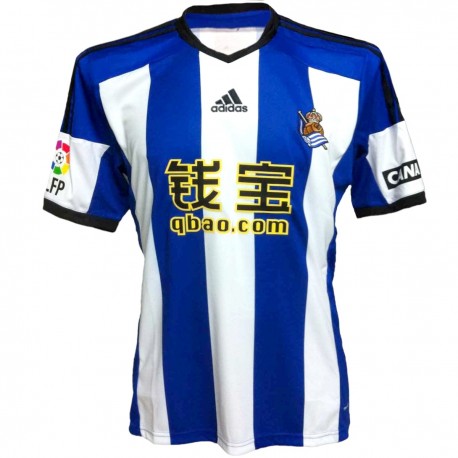 Prestado Porque Fuera de plazo Camiseta de futbol Real Sociedad primera 2014/15 - Adidas - SportingPlus.net