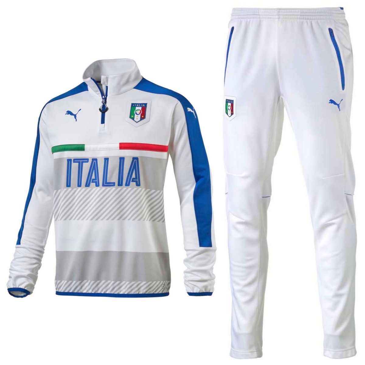 Survetement Tech d entrainement Italie 2016 17 blanc Puma