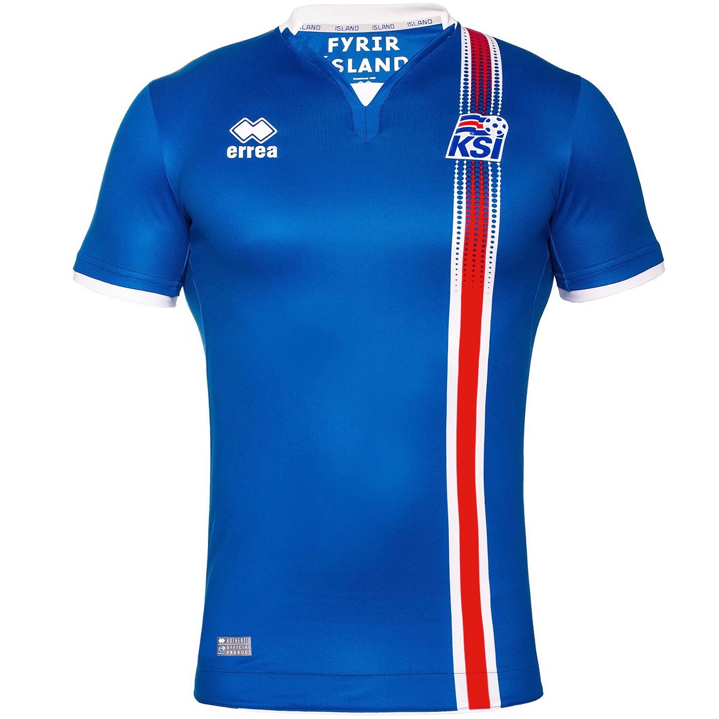 Maillot Islande Home Shirt Errea Homme Taille S - Années 2000, Occasion En Bon état, 100% Polyester