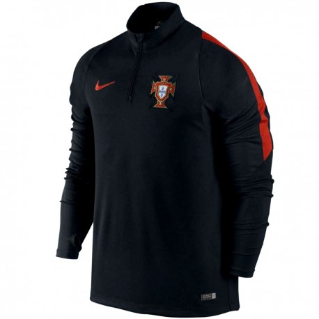 Portugal football team tech training sweat top 2016/17 black - Nike