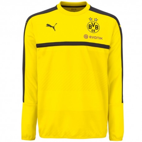 Sweat top d'entrainement BVB Borussia Dortmund 2016/17 jaune - Puma