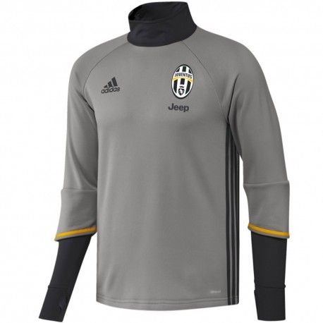 Felpa tecnica da allenamento grigia Juventus 2016/17 - Adidas