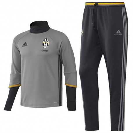 Survetement tech d'entrainement Juventus 2016/17 gris - Adidas