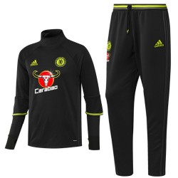 Survetement Tech d'entrainement Chelsea 2016/17 noir - Adidas