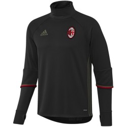 AC Milan black technical training sweat top 2016/17 - Adidas