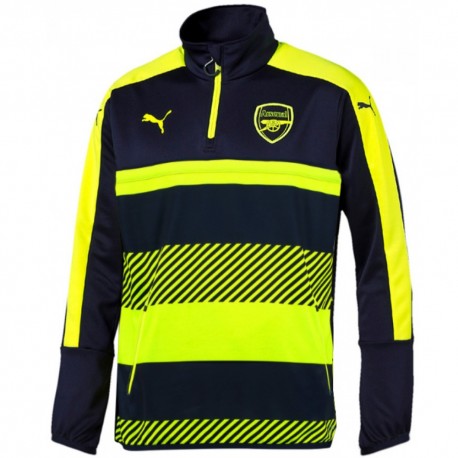 Tech sweat top d'entrainement Arsenal UCL 2016/17 bleu/fluo - Puma