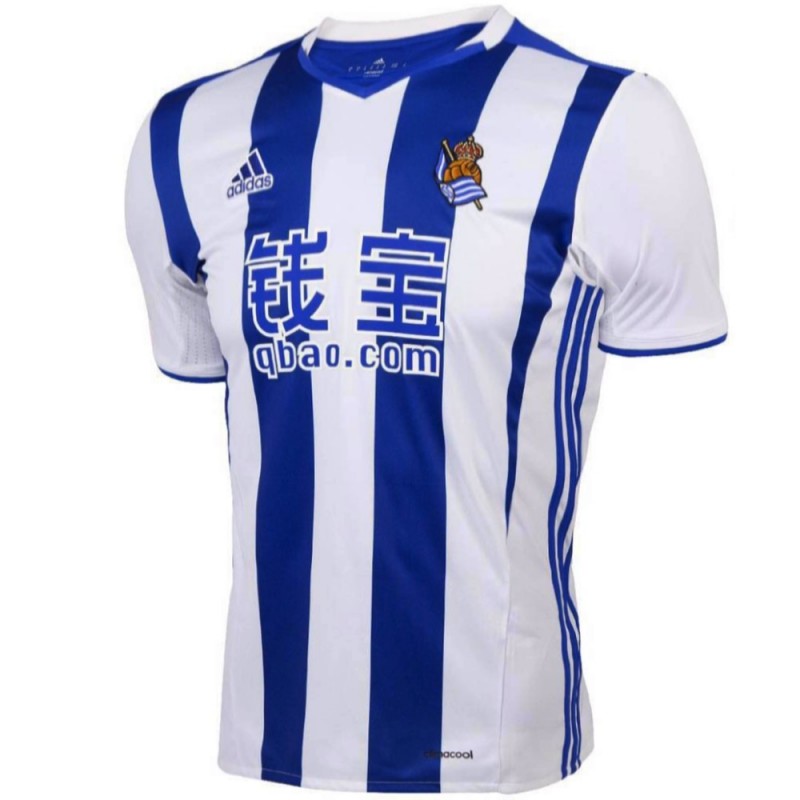 Real Sociedad Fussball Trikot Home 2016 17 Adidas Sportingplus Net