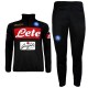 Survetement tech d'entrainement SSC Napoli 2016/17 noir - Kappa