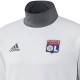 Tech sweat top blanc d'entrainement Olympique Lyon 2016/17 - Adidas