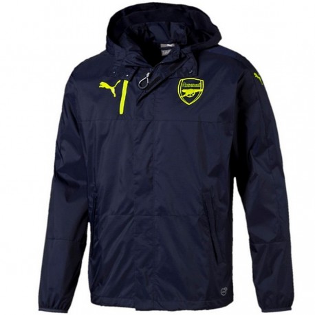 Arsenal FC training regenjacke UCL 2016/17 navy/fluo - Puma
