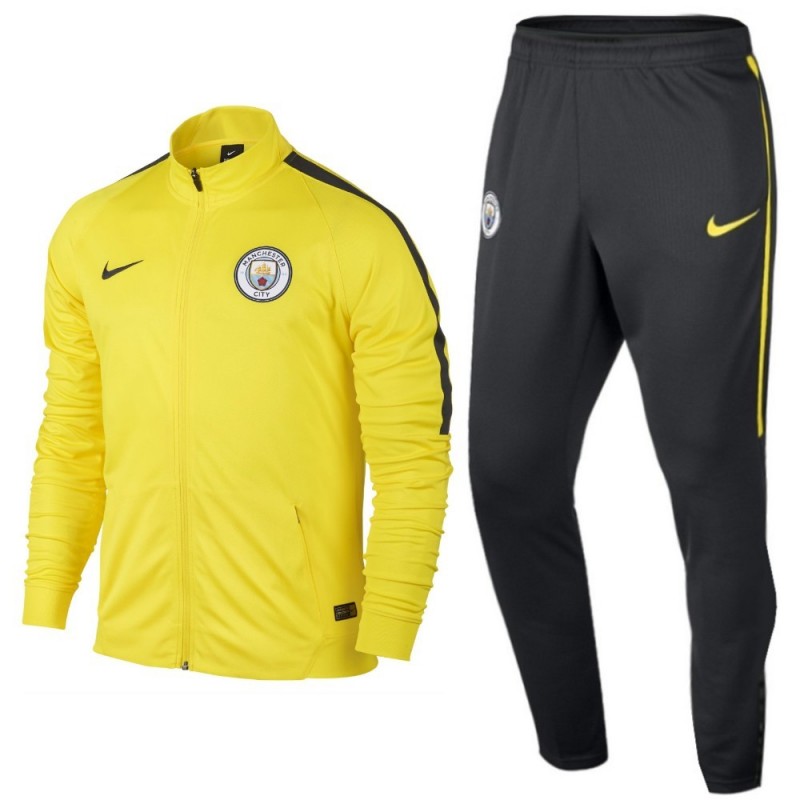Manchester City chandal de presentacion amarillo 2017 - Nike - SportingPlus.net