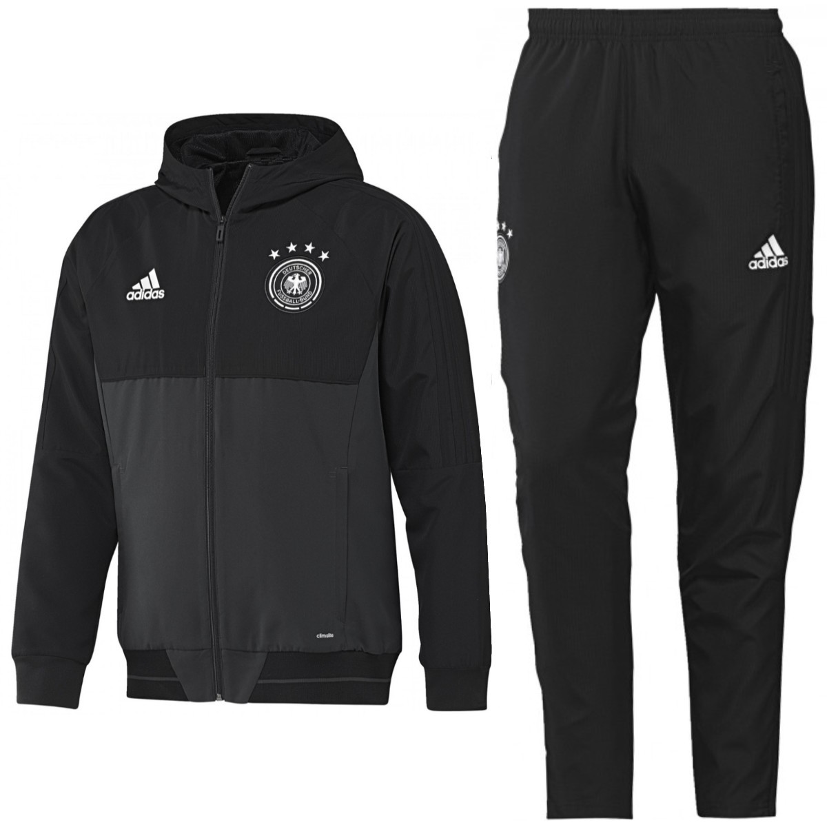 Chándal negro de presentación seleccion Alemania 2017 - Adidas -  SportingPlus.net