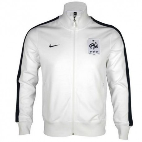 National Representation N98 Jacket Nike France-White/Blue