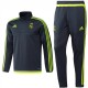 Tuta tecnica da allenamento Real Madrid 2015/16 grigio - Adidas