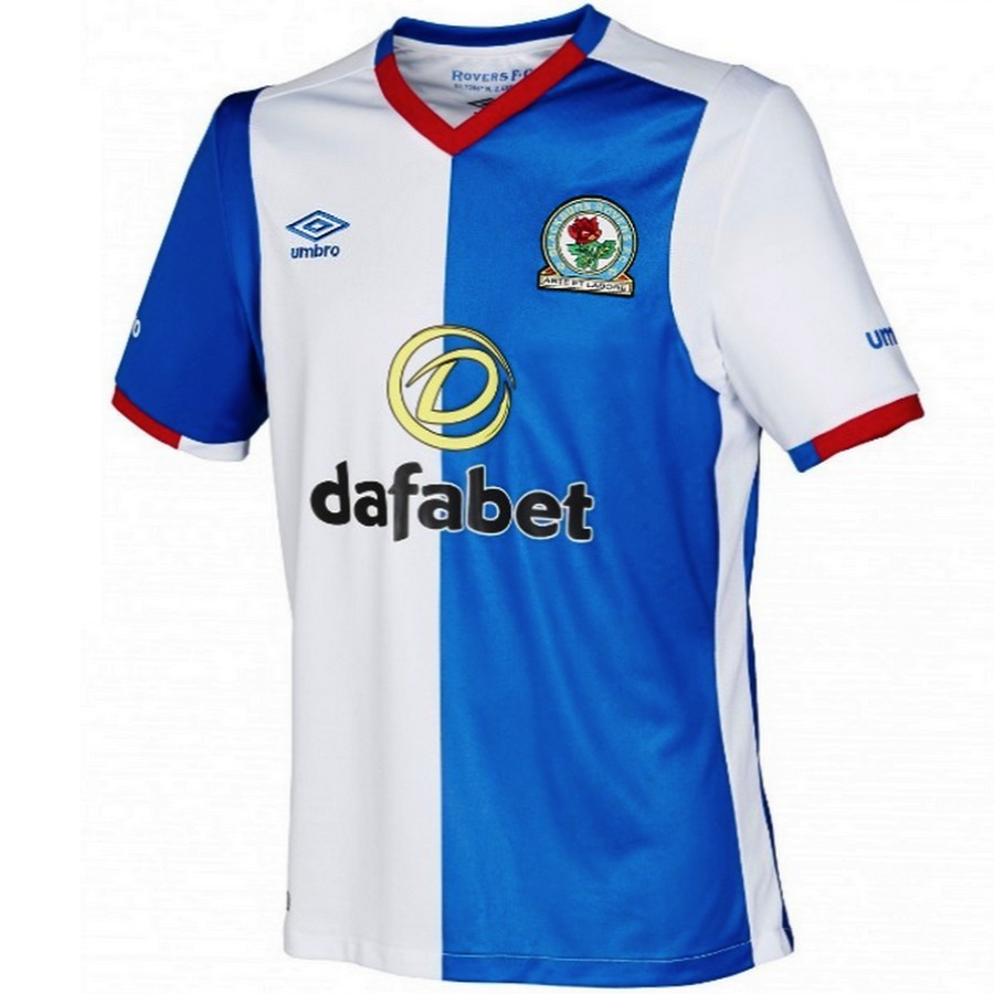 Maillot Umbro Blackburn Rovers Domicile 2016/2017 - Homme Taille L - Bleu