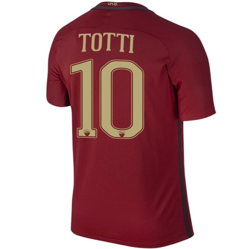 Totti 10 AS Roma camiseta futbol Derby 2016/17 Nike