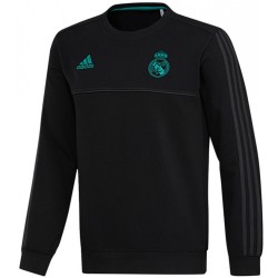 Real Madrid black training sweat top 2017/18 - Adidas
