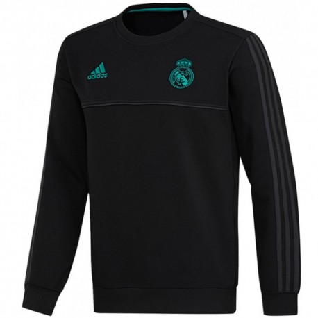 Sweat d'entrainement Real Madrid 2017/18 noir - Adidas