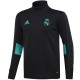 Tech sweat top d'entrainement Real Madrid 2017/18 noir - Adidas