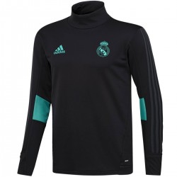 Tech sweat top d'entrainement Real Madrid 2017/18 noir - Adidas