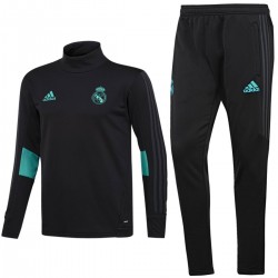 Real Madrid black training technical tracksuit 2017 18 Adidas SportingPlus