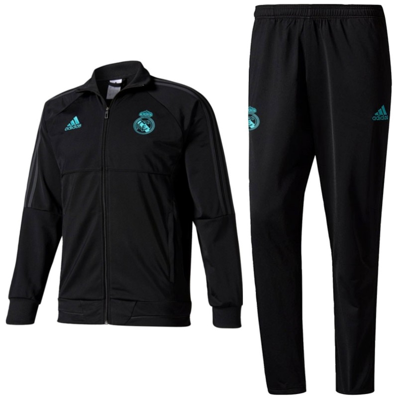 Chandal de entreno Real Madrid 2017/18 negro - Adidas 