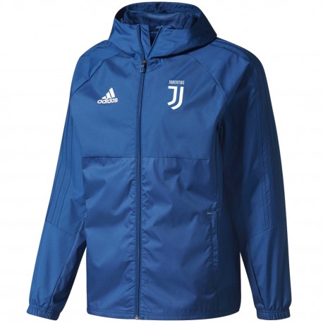 blue adidas rain jacket