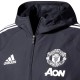 Survetement de presentation Manchester United 2017/18 gris foncé - Adidas