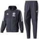 Survetement de presentation Manchester United 2017/18 gris foncé - Adidas
