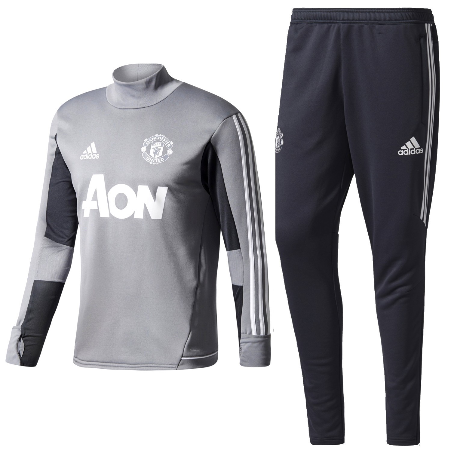 Maillot D'entraînement Manchester United 2017 - Adidas Adizero - Gris - Taille L