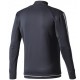 Tech sweat top d'entrainement Manchester United 2017/18 gris foncé - Adidas