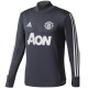 Manchester United technical trainingssweat 2017/18 dunkelgrau - Adidas