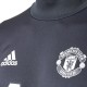Manchester United dark grey training tech sweatshirt 2017/18 - Adidas